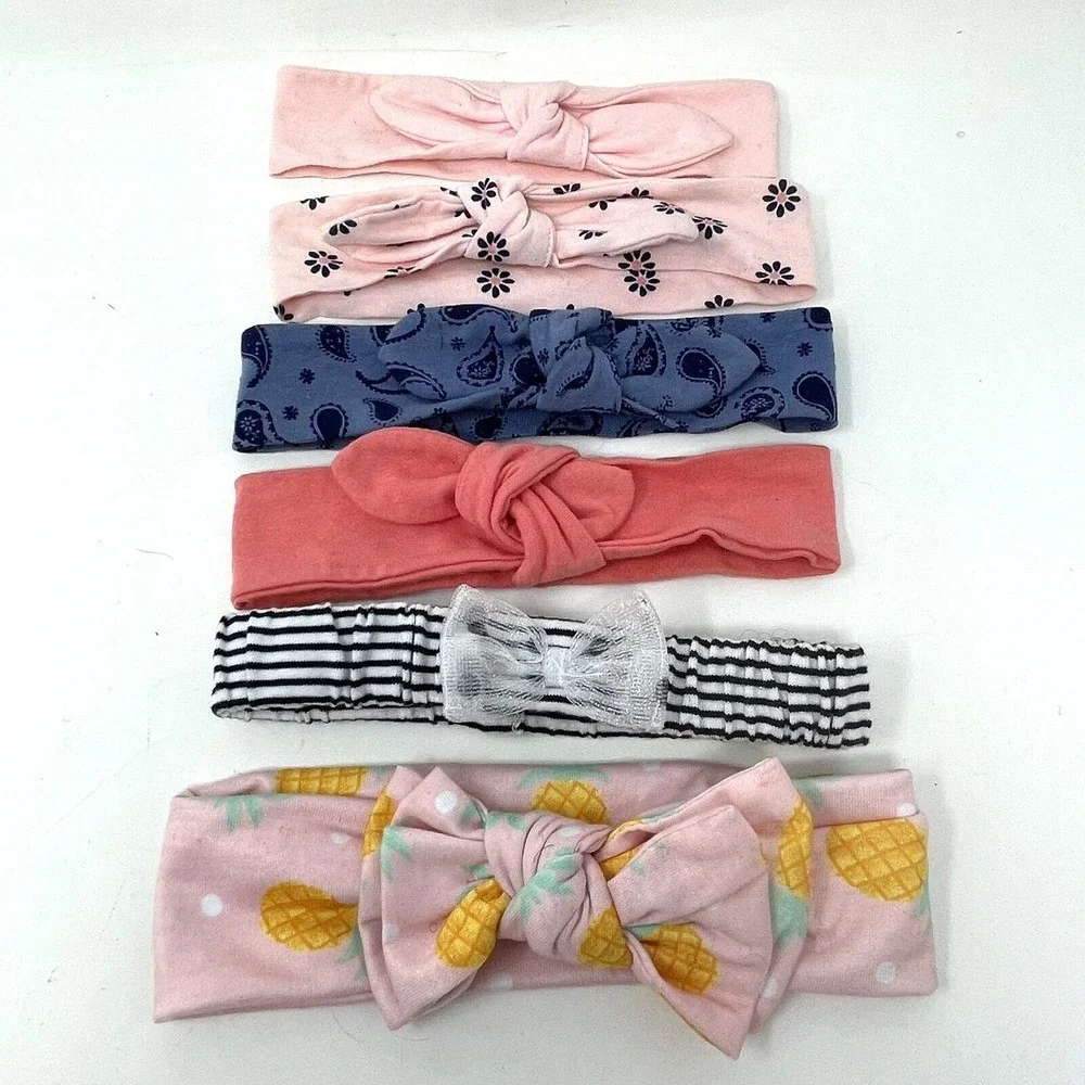 Baby Little Girl Lot 44 Pieces Hair Bows‎ Headbands Clips Various Brands Colors